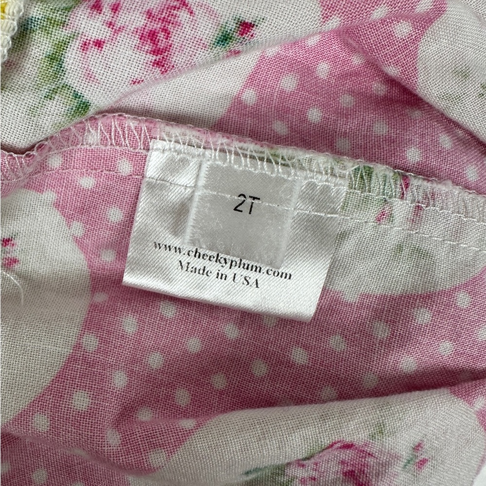 Cheeky Plum Floral Dress Size 2T - Picture 5 of 6